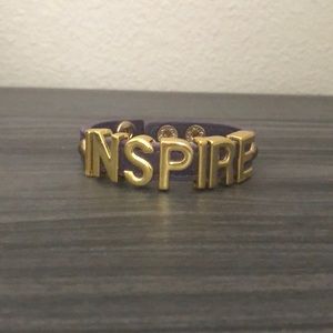 BCBGeneration INSPIRE bracelet purple and gold
